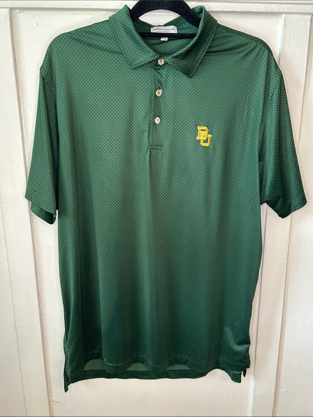 Peter Millar Baylor University Green Summer Comfort Polo Men’s Large